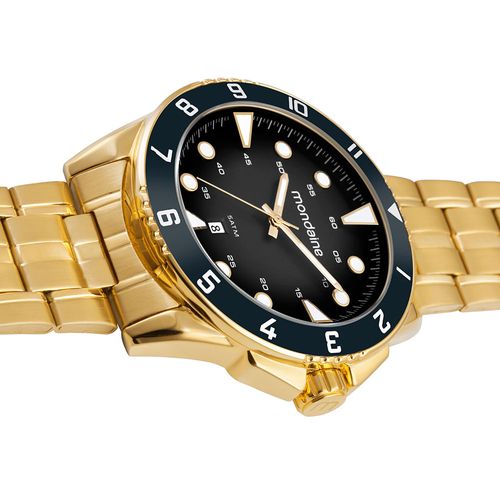 Relógio Masculino Calendário Aço