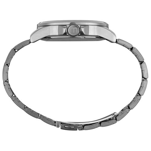 Relógio Masculino Prata com Mostrador Verde