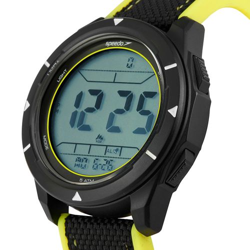Relógio Masculino Speedo Preto Pedômetro