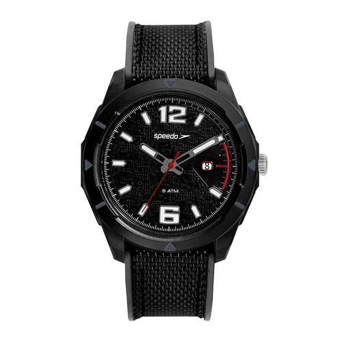 Relógio Masculino Speedo Analógico Nylon Preto