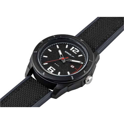 Relógio Masculino Speedo Analógico Nylon Preto