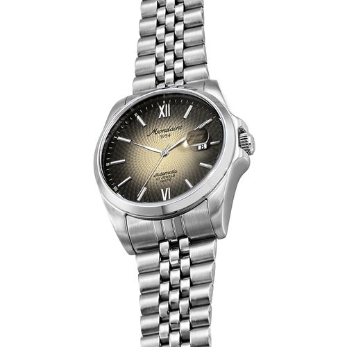 Relógio Automático Masculino Calendário Preto Aço