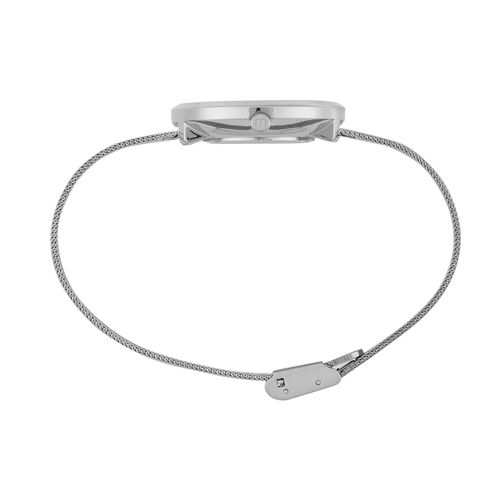 Relógio Feminino Prata Malha de Aço