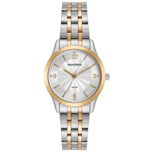 Relógio Feminino Bicolor Casual Pequeno