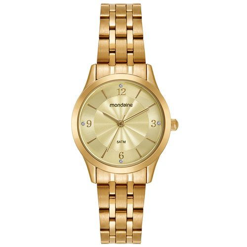 Relógio Feminino Dourado Casual Pequeno