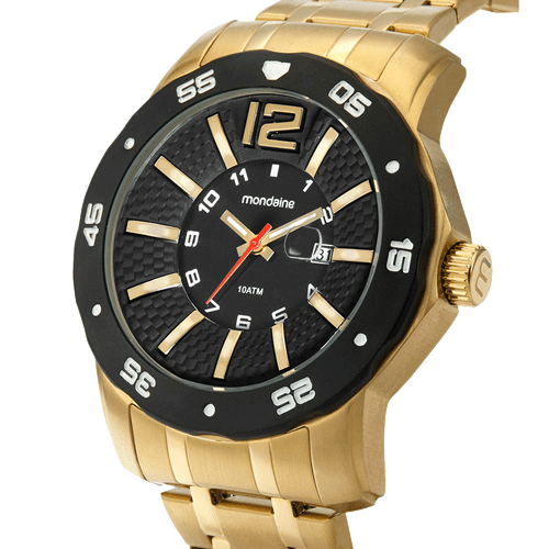 Relógio Aço Casual Dourado