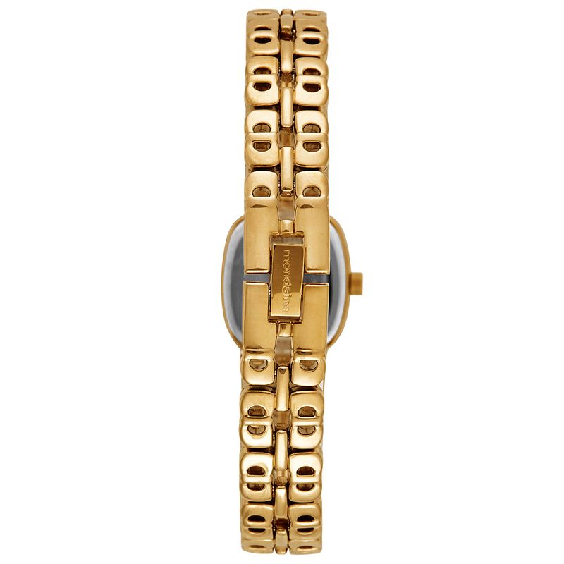 Relógio Feminino Oval Dourado Madrepérola - Mondaine