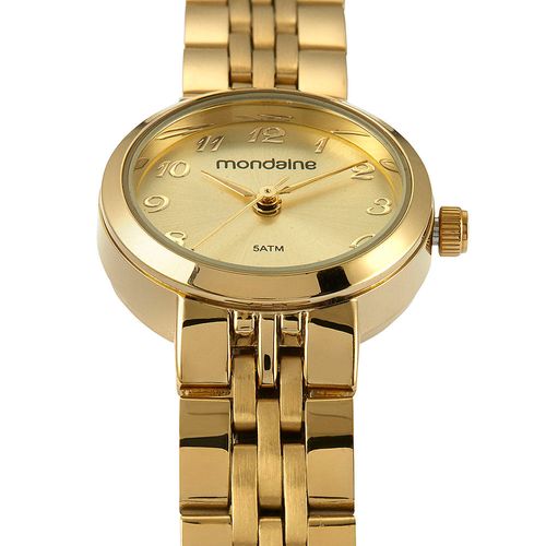 Relógio Feminino Clássico Dourado