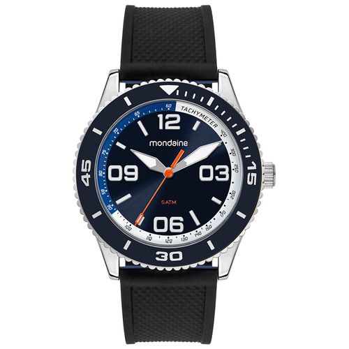 Relógio Masculino Analógico Esportivo Mostrador Azul