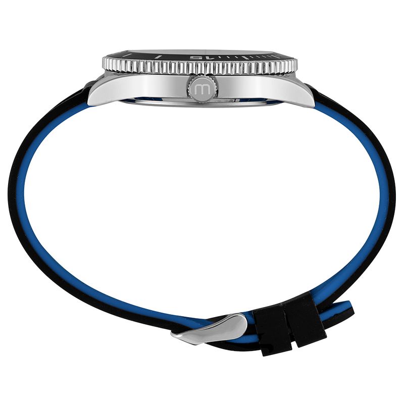 Relógio Masculino Analógico Esportivo Mostrador Azul