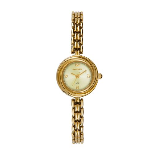 Relógio Feminino Dourado Estilo Vintage