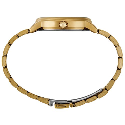 Relógio Masculino Analógico Dourado Minimalista