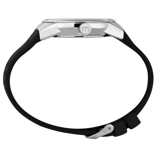 Relógio Masculino Analógico Verde com Silicone Preto