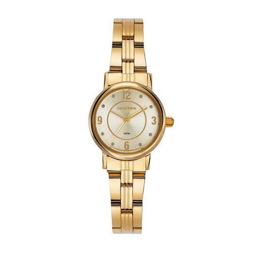 Relógio Feminino Dourado Clássico