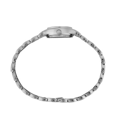 Relógio Feminino Prata com Pulseira Moderna
