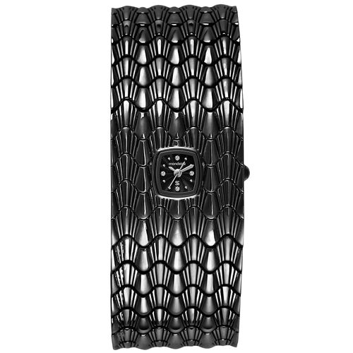 Relógio Bracelete Feminino Analógico Retangular Preto