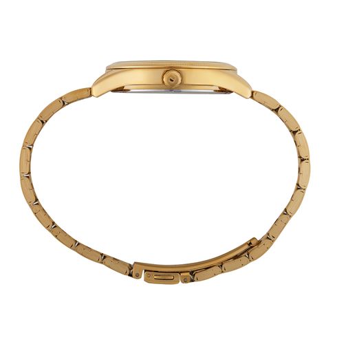 Relógio Feminino Numeração Completa Dourado