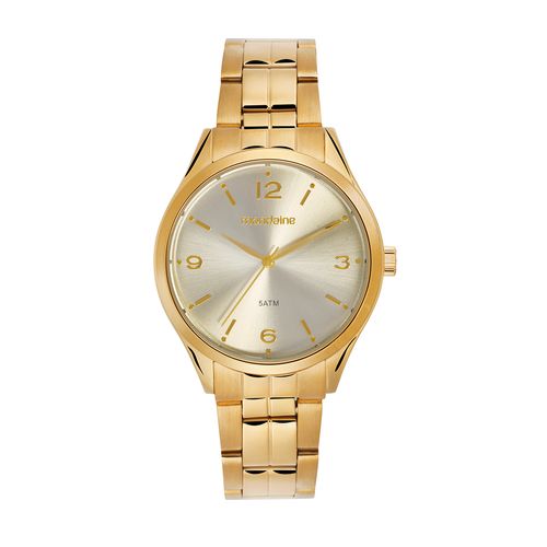 Relógio Feminino Analógico Aço Dourado
