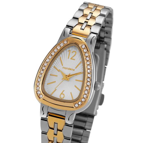 Relógio Feminino Serpens Bicolor com Cristais