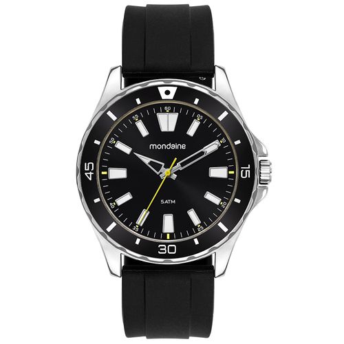Relógio Masculino Bisel Pulseira em Silicone