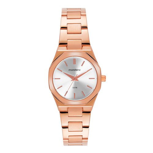 Relógio Feminino Analógico Aço Rose Gold