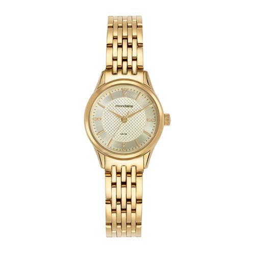 Relogio Feminino Caixa Pequena Dourado