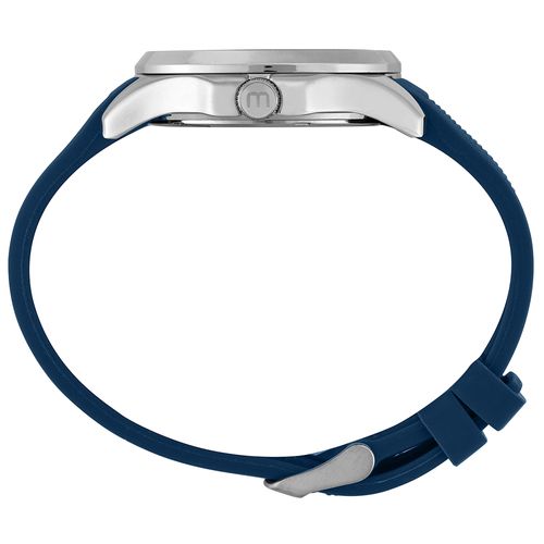 Relogio Masculino Quadrado Silicone Azul