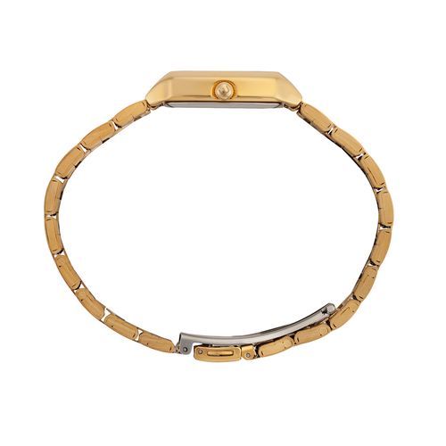 Relogio Feminino Retangular Dourado