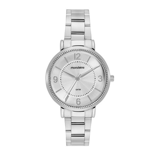 Relogio Feminino Minimalista Aço Prata