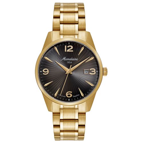 Relógio Masculino Automático Date Dourado