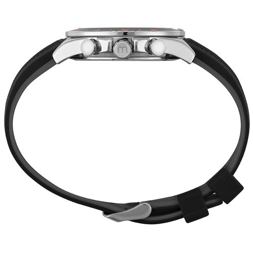 Relógio Masculino Cronógrafo Em Silicone Preto
