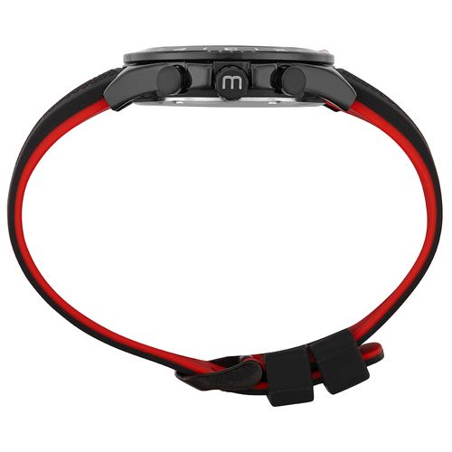 Relógio Masculino Cronógrafo Preto Silicone