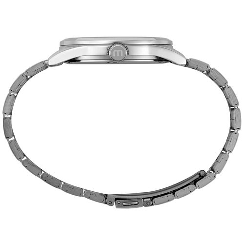 Relógio Masculino Multifunção Completo Aço Branco
