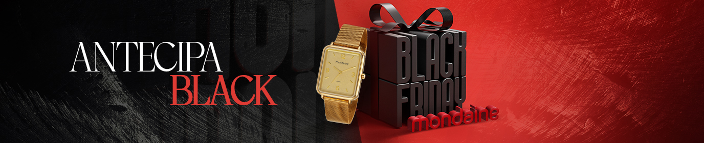 Banner principal da Black Friday Mondaine